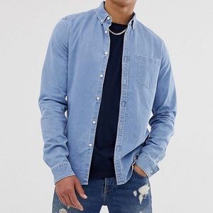 NWT ASOS Denim Shirt Size XL Tall